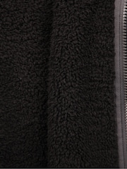Mountain Warehouse Black Robin Kids Water Resistant Borg Lined Jacket - Image 5 of 6