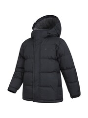 Mountain Warehouse Black Kids Snow Borg Lined Padded Jacket - Image 4 of 6