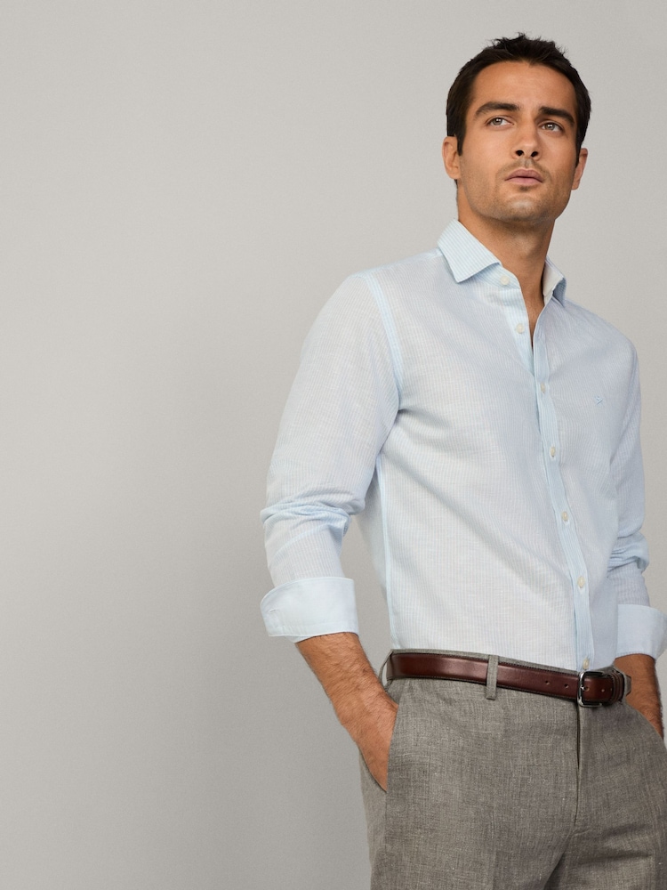 Linen Bengal Strip Shirt - Image 2 of 8