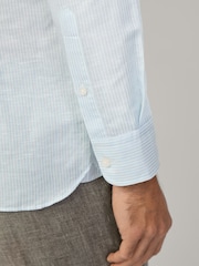 Linen Bengal Strip Shirt - Image 6 of 8