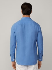 Hackett Tailored Fit Linen Shirt - Image 2 of 8