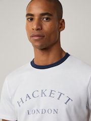 Білий - Футболки Hackett Classic Fit Heritage - Image 3 of 7