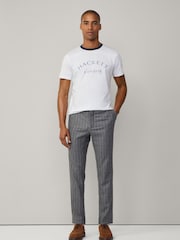 Білий - Футболки Hackett Classic Fit Heritage - Image 5 of 7