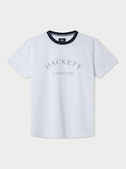 Білий - Футболки Hackett Classic Fit Heritage - Image 6 of 7