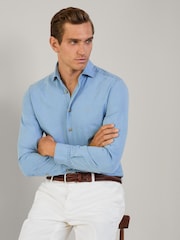 Hackett Tailored Fit Denim Shirt - Image 1 of 8