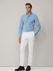 Hackett Tailored Fit Denim Shirt - Image 6 of 8