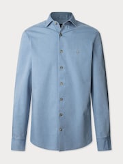 Hackett Tailored Fit Denim Shirt - Image 7 of 8