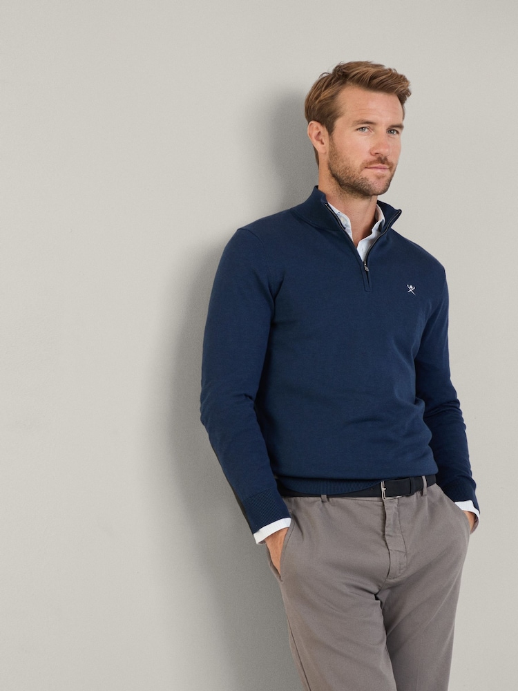 Hackett Quarter Zip Jumper - Image 2 of 6