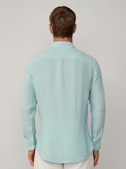 Hackett Tailored Fit Linen Shirt - Image 3 of 7