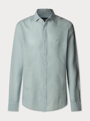 Hackett Tailored Fit Linen Shirt - Image 6 of 7