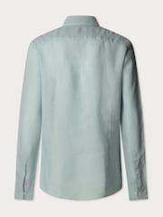 Hackett Tailored Fit Linen Shirt - Image 7 of 7
