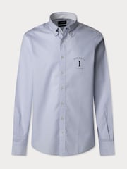 Heritage Fine Stripe Oxford With Printed Logo Shirt - Image 1 of 2