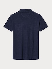 أزرق مائي - Linen Seersucker Polo - صورة 2 من 2