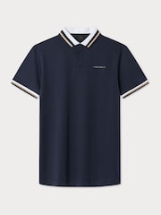 Hackett Classic Fit Sport Stretch Piqué Polo Shirt - Image 6 of 7