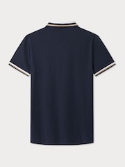Hackett Classic Fit Sport Stretch Piqué Polo Shirt - Image 7 of 7
