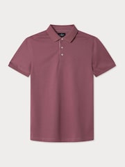 Soft Jersey Polo With Stripe Placket Detail - Image 1 of 2