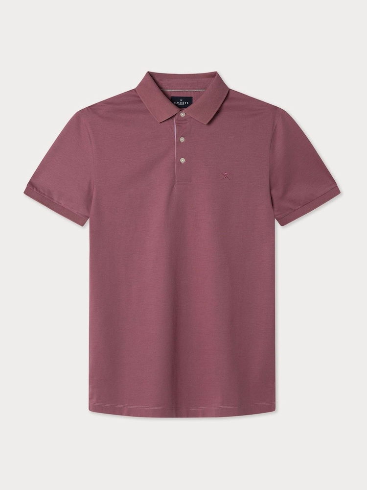 Soft Jersey Polo With Stripe Placket Detail - Image 1 of 2