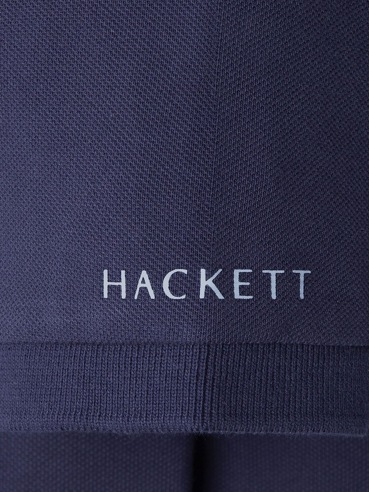 Hackett Classic Fit Embroidered Piqué Polo - Image 4 of 4