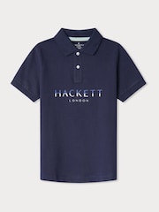Hackett London Older Boys 100% Cotton Polo Shirt - Image 1 of 4