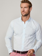 Strip Button Down Shirt With Embroidered Logo - Image 1 of 8