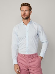 Strip Button Down Shirt With Embroidered Logo - Image 2 of 8