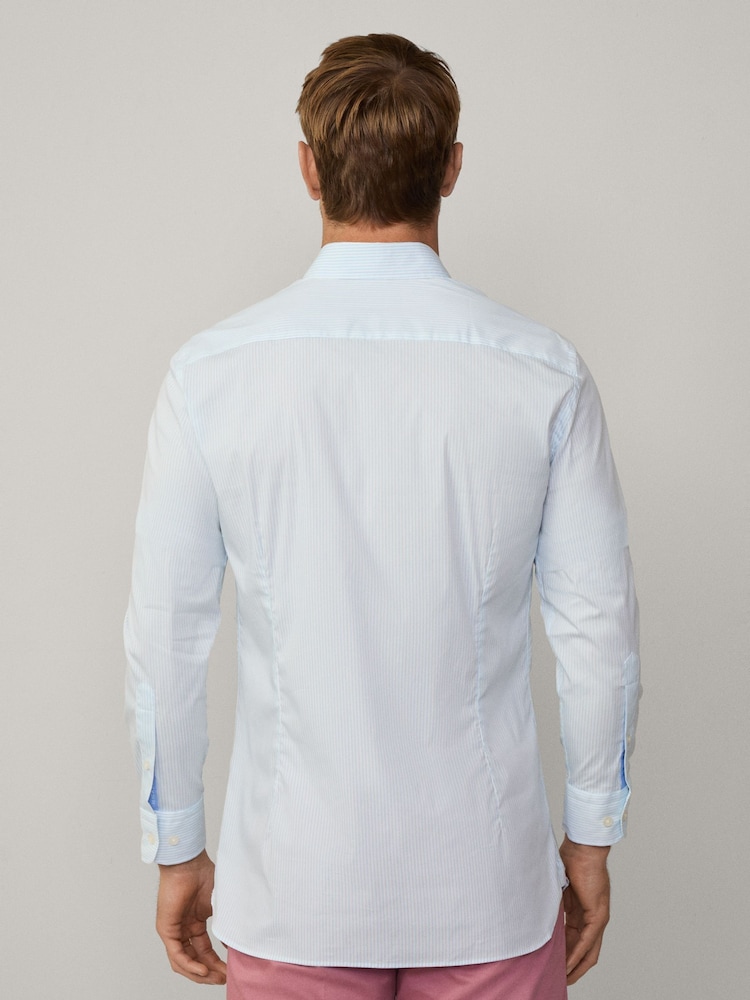 Strip Button Down Shirt With Embroidered Logo - Image 4 of 8