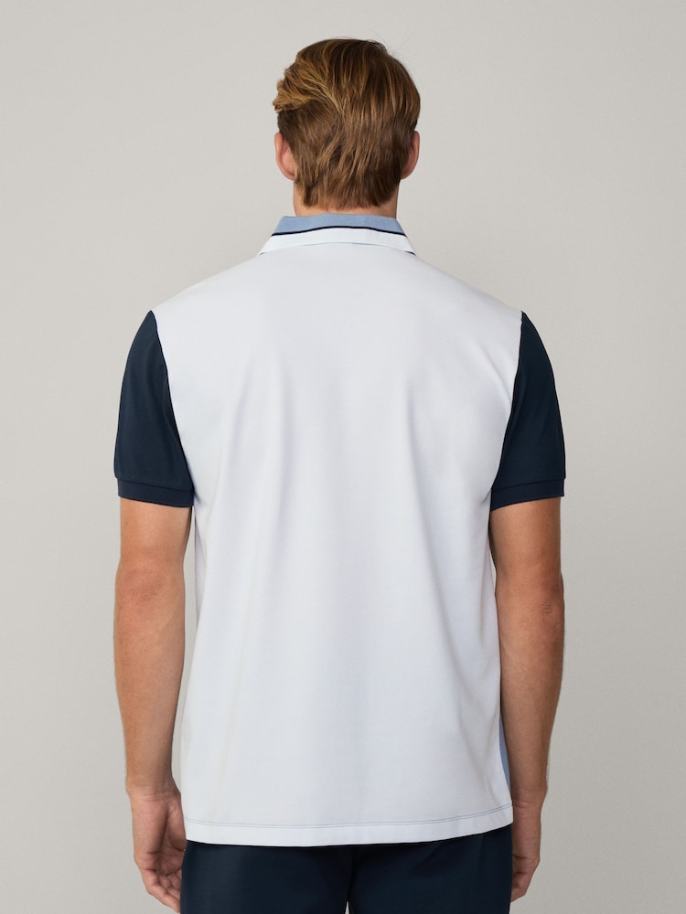 Hackett Classic Fit Sport Stretch Piqué Polo - Image 2 of 7 Hackett Classic Fit Sport Stretch Piqué Polo - Image 2 of 7
