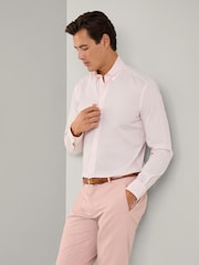 Strip Button Down Shirt With Embroidered Logo - Image 2 of 8