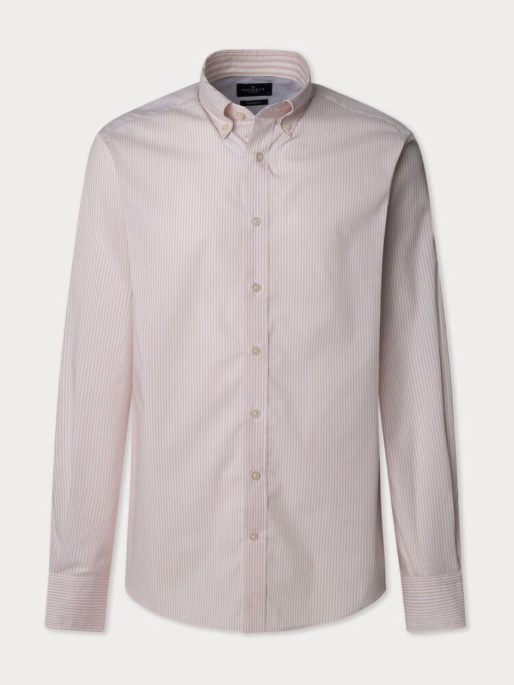 Strip Button Down Shirt With Embroidered Logo - Image 7 of 8
