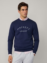 Hackett Heritage Crew Neck Sweatshirt - Image 4 of 8