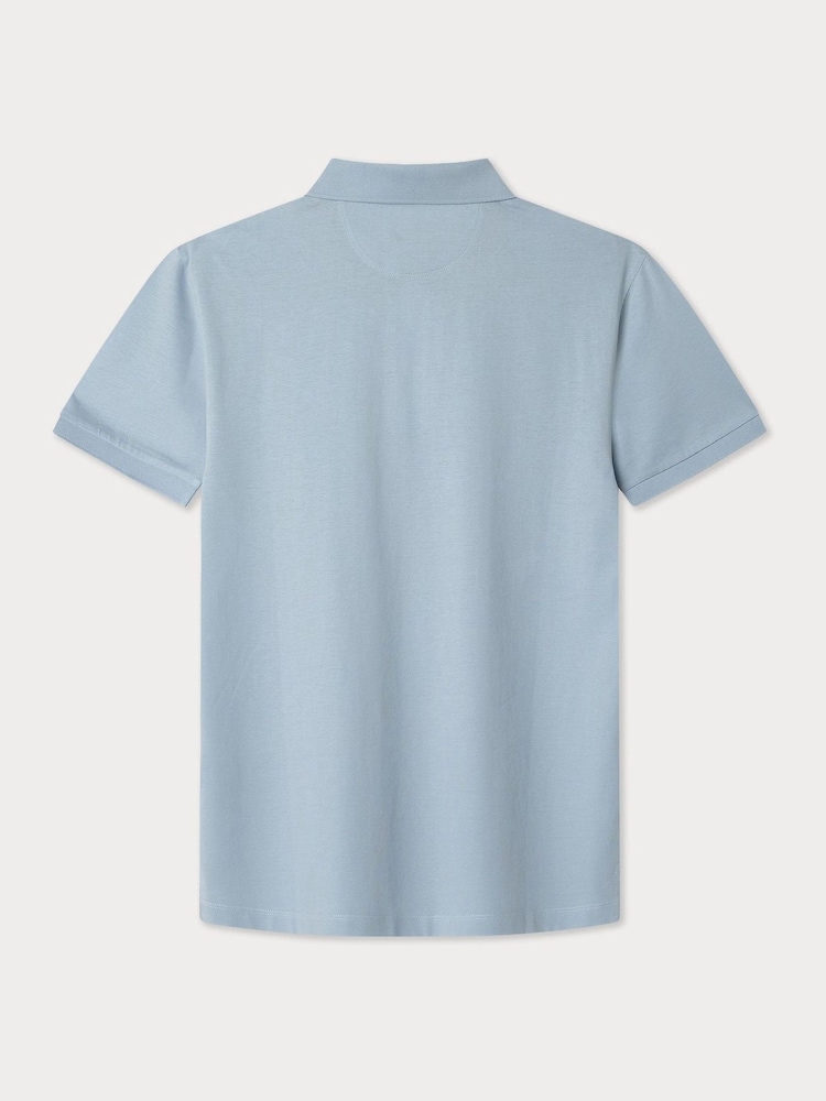 Soft Jersey Polo With Stripe Placket Detail - Image 1 of 2