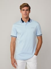 Hackett Classic Fit Sport Stretch Piqué Polo Shirt - Image 1 of 7