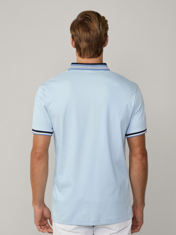 Hackett Classic Fit Sport Stretch Piqué Polo Shirt - Image 3 of 7