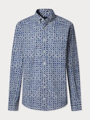Batik Print Lightweight Cotton Shirt - Image 1 of 2