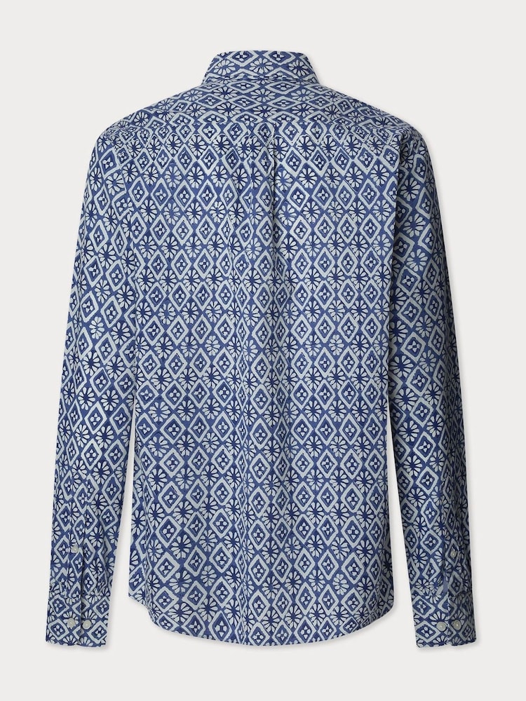 Batik Print Lightweight Cotton Shirt - Image 2 of 2