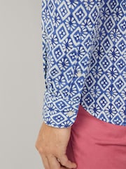 Batik Print Lightweight Cotton Shirt - Image 5 of 8