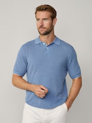 Cotton Silk Knitted Polo - Image 3 of 7