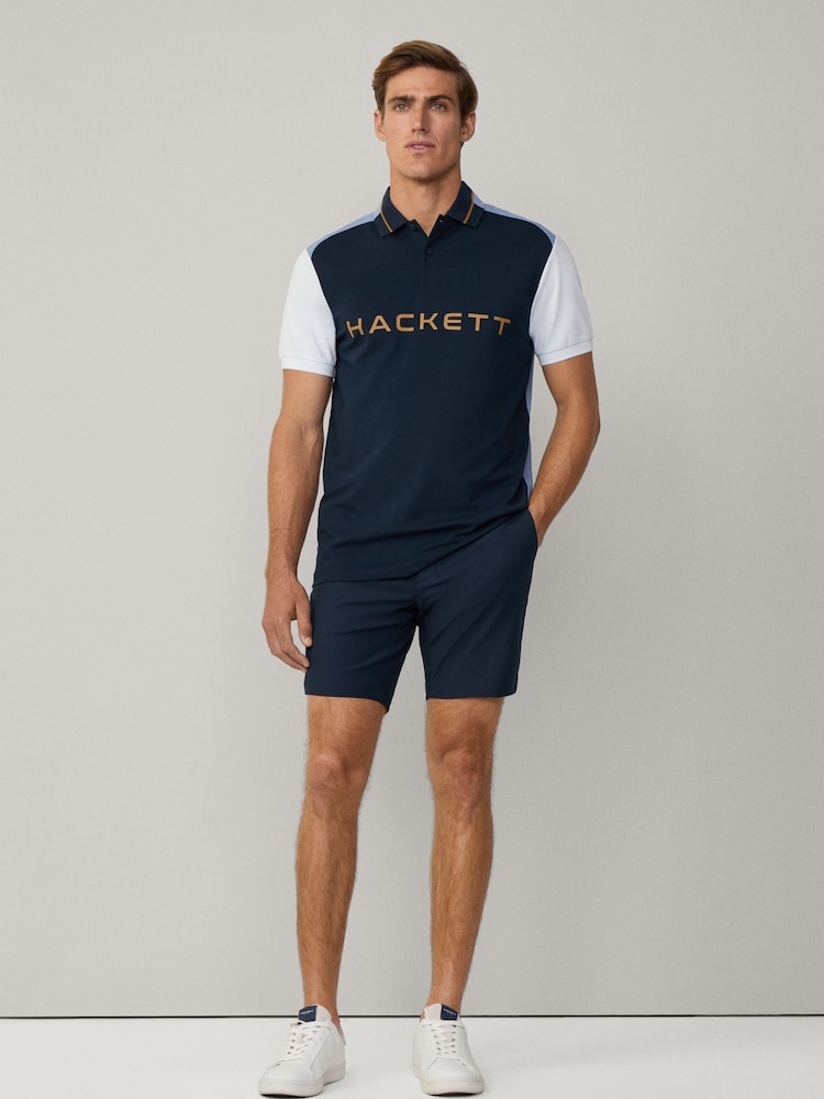 Hackett Classic Fit Sport Stretch Piqué Polo - Image 1 of 7