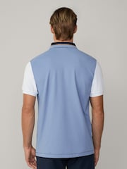 Hackett Classic Fit Sport Stretch Piqué Polo - Image 5 of 7