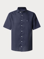 Garment Dye Linen Short Sleeve Shirt - Image 1 of 2