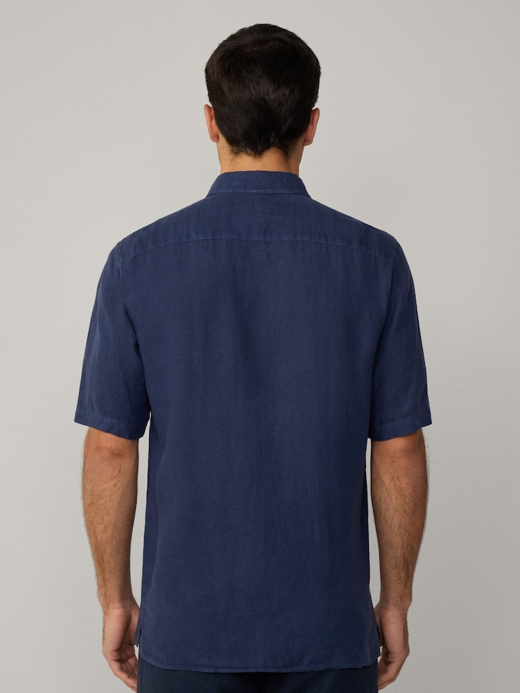 Garment Dye Linen Short Sleeve Shirt - Image 2 of 2