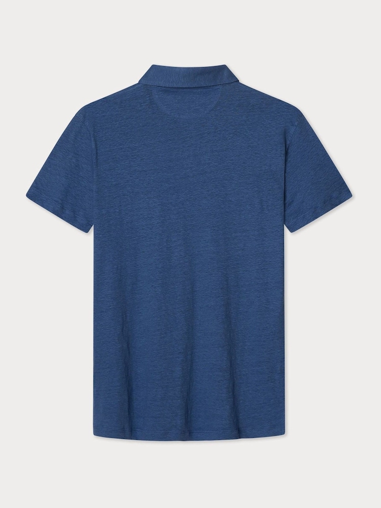 Linen Seersucker Polo - Image 2 of 2