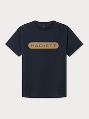 Azul aqua - Camiseta Hackett Sport Classic Fit - Imagem 1 de 2