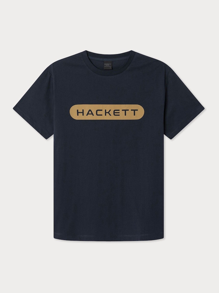 Azul aqua - Camiseta Hackett Sport Classic Fit - Imagem 1 de 2