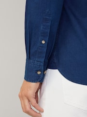Denim Shirt With Kent Collar - Image 5 of 8