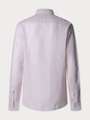 Hackett Tailored Fit Linen Shirt - Image 8 of 8