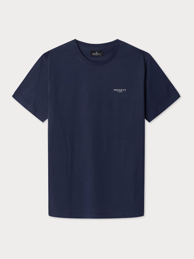 Голубой - Hackett Loungewear T-Shirt - Image 1 of 2
