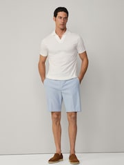 Soft Jersey Polo Shirt With Open Collar - Image 4 of 7
