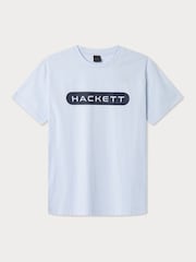 Azul - Camiseta Hackett Sport Classic Fit - Imagem 1 de 2
