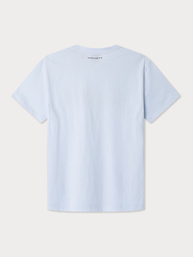 Azul - Camiseta Hackett Sport Classic Fit - Imagem 2 de 2